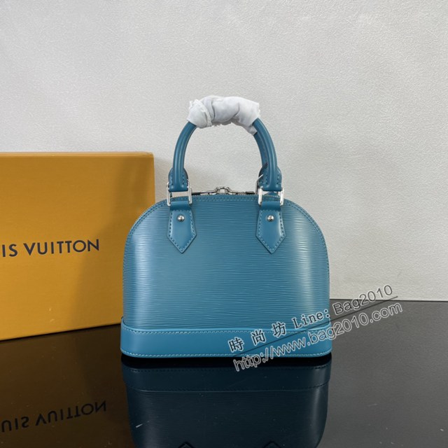Lv路易威登2023專櫃新款顏色Alma BB手袋 LV水波紋皮革寬幅提花肩帶貝殼包 M20609 ydh5187